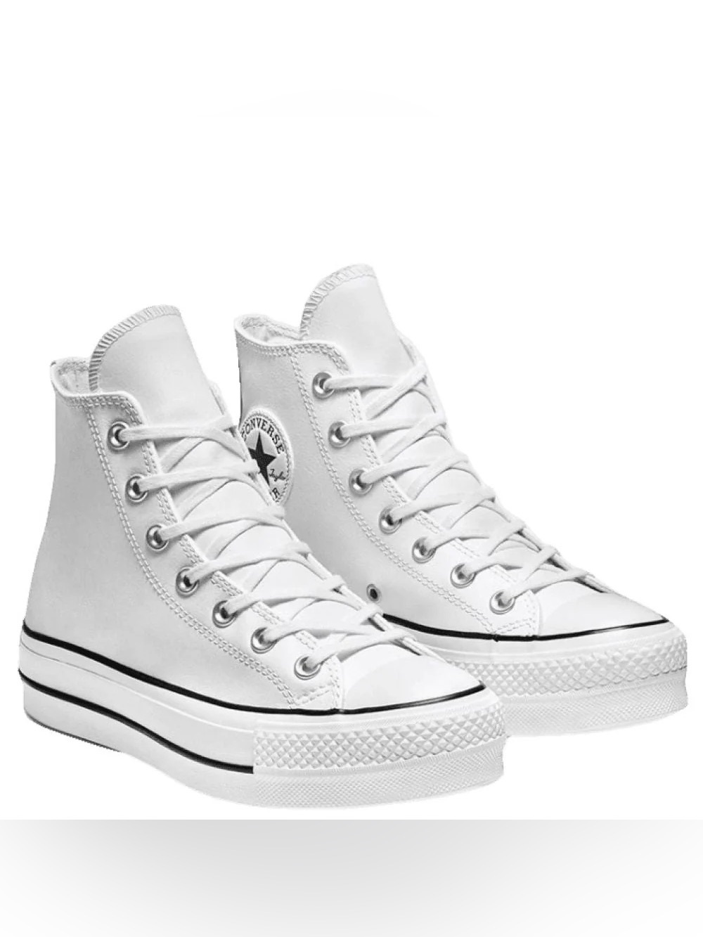 Converse Chuck Taylor All Star Lift White Leather High Top sneakers women’s 9